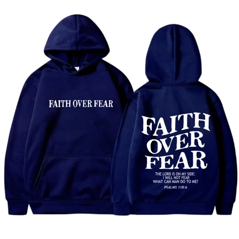 Faith Over Fear Street Hoodie – Unisex Edition