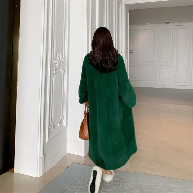 Plush Mink Knit Cardigan – Winter Luxe Edition