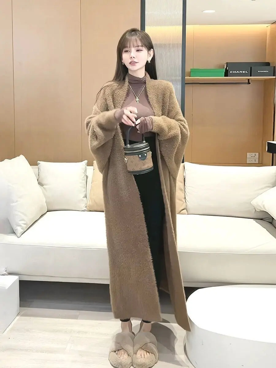 Plush Mink Knit Cardigan – Winter Luxe Edition