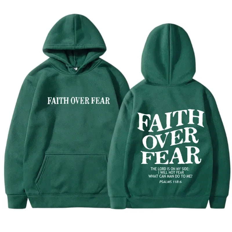 Faith Over Fear Street Hoodie – Unisex Edition