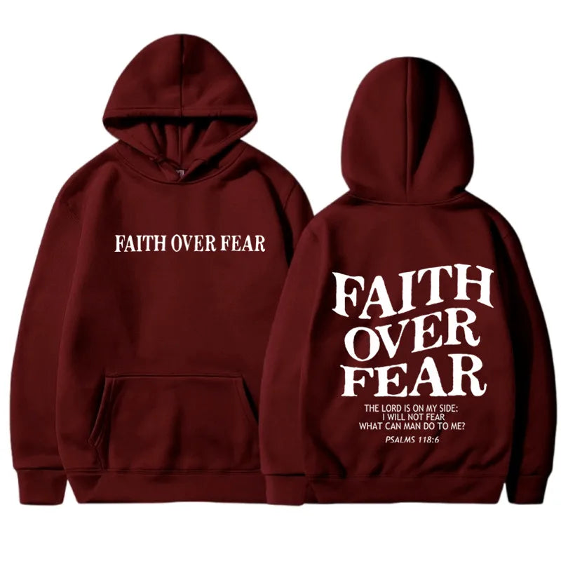 Faith Over Fear Street Hoodie – Unisex Edition