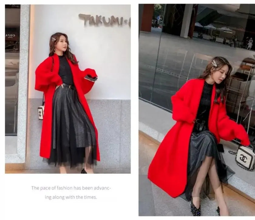 Plush Mink Knit Cardigan – Winter Luxe Edition