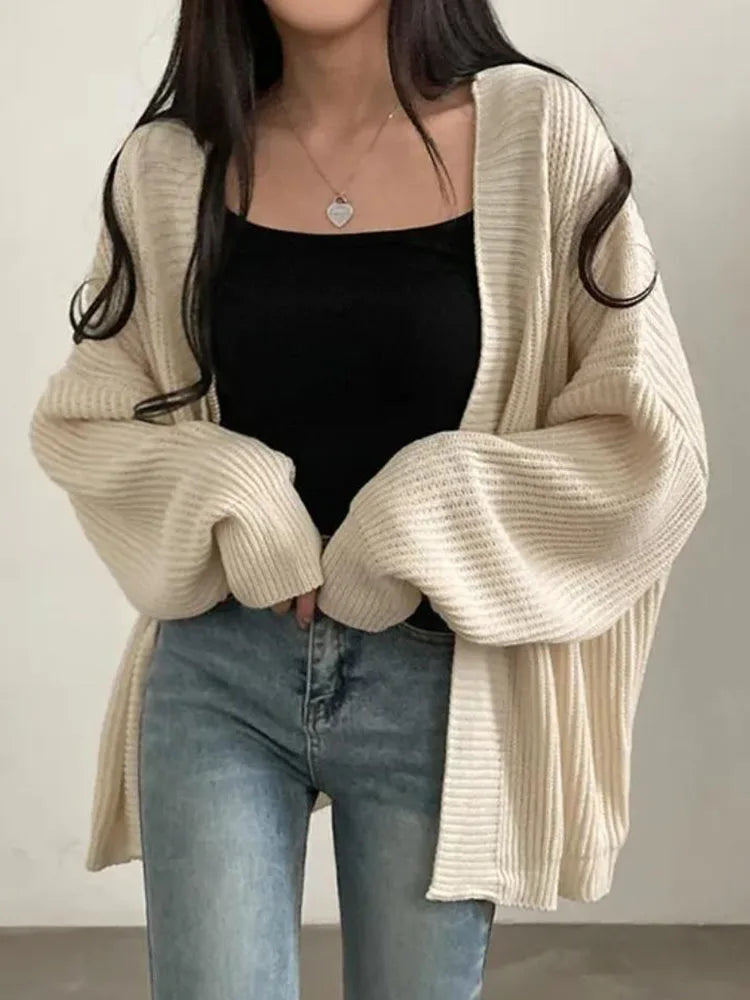 Zoki Oversize Harajuku Cardigan – Casual Vintage