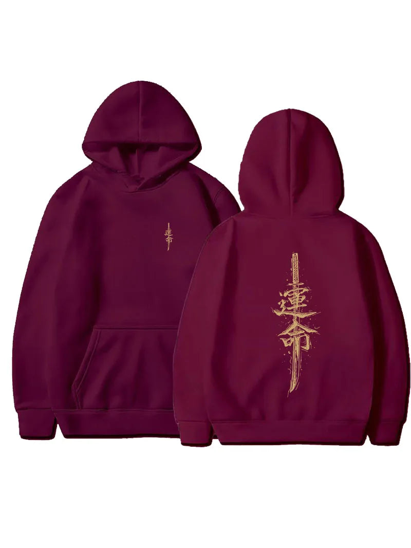 Samurai Spirit Retro Hoodie – Street Edition