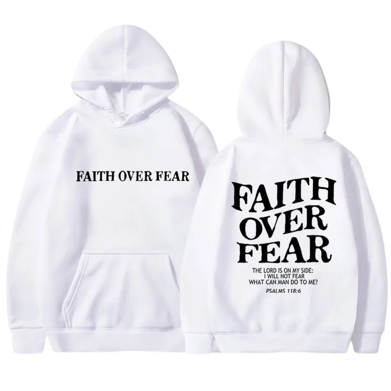 Faith Over Fear Street Hoodie – Unisex Edition