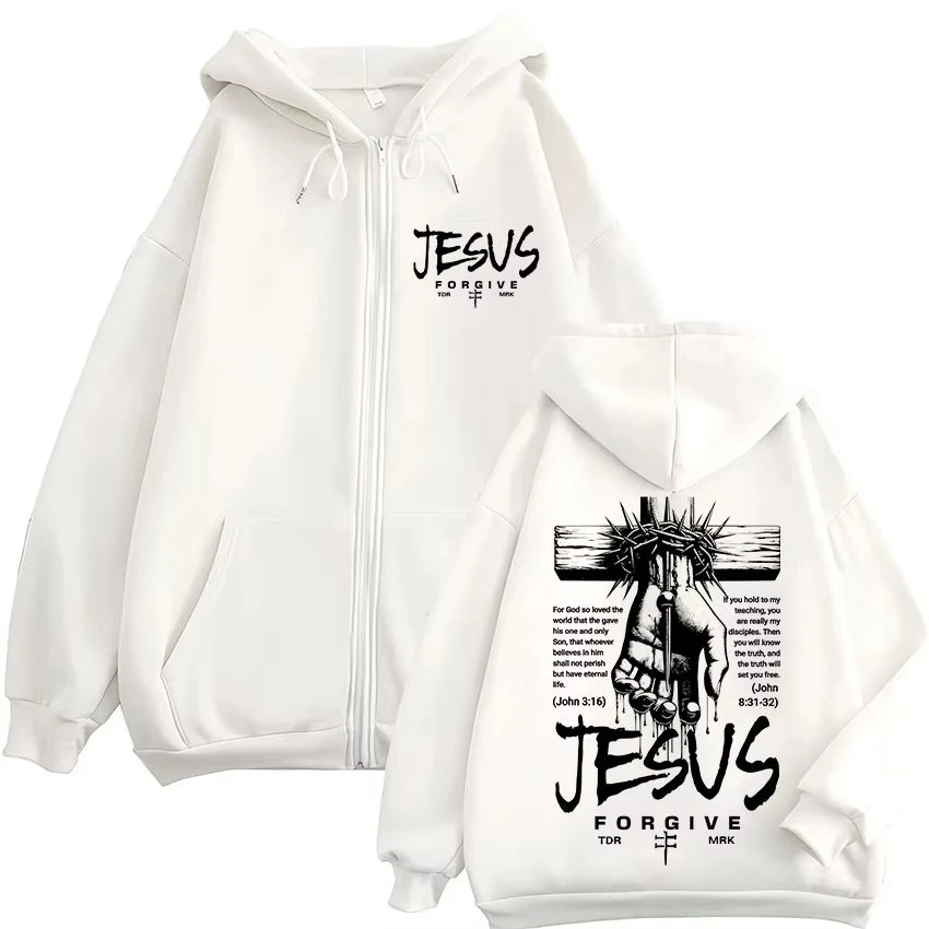 Forgive Them Classic Zip Hoodie