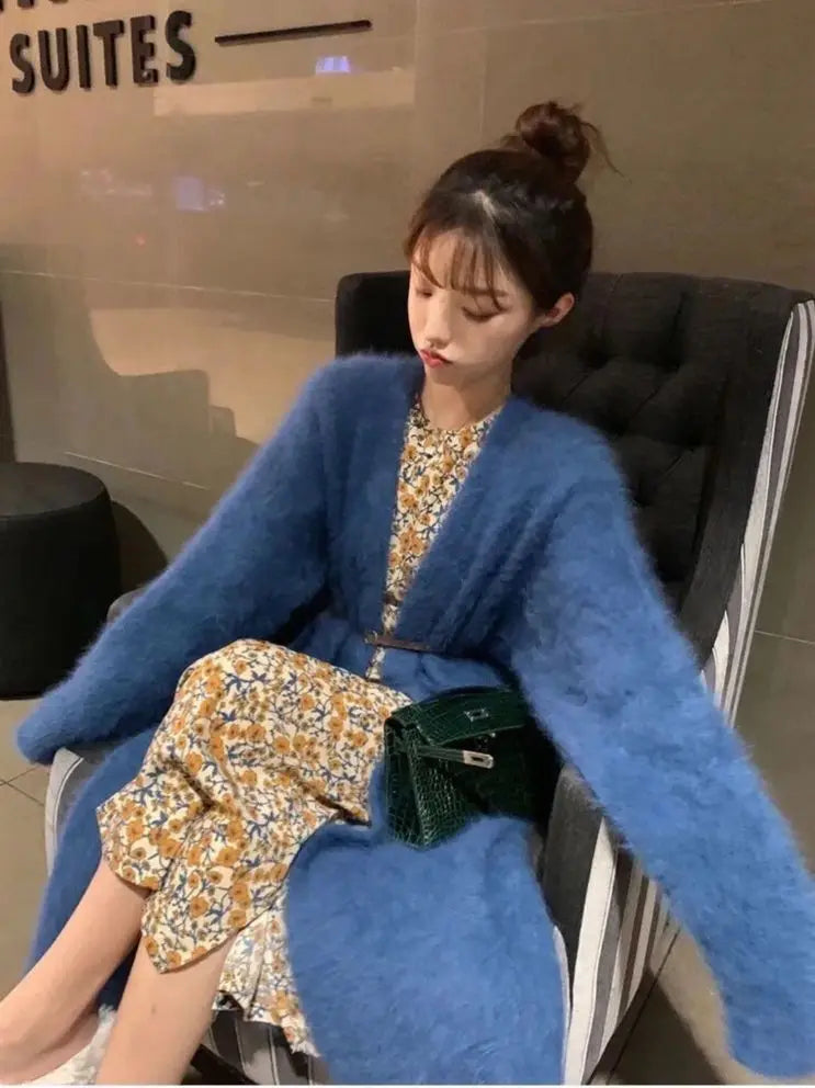 Plush Mink Knit Cardigan – Winter Luxe Edition