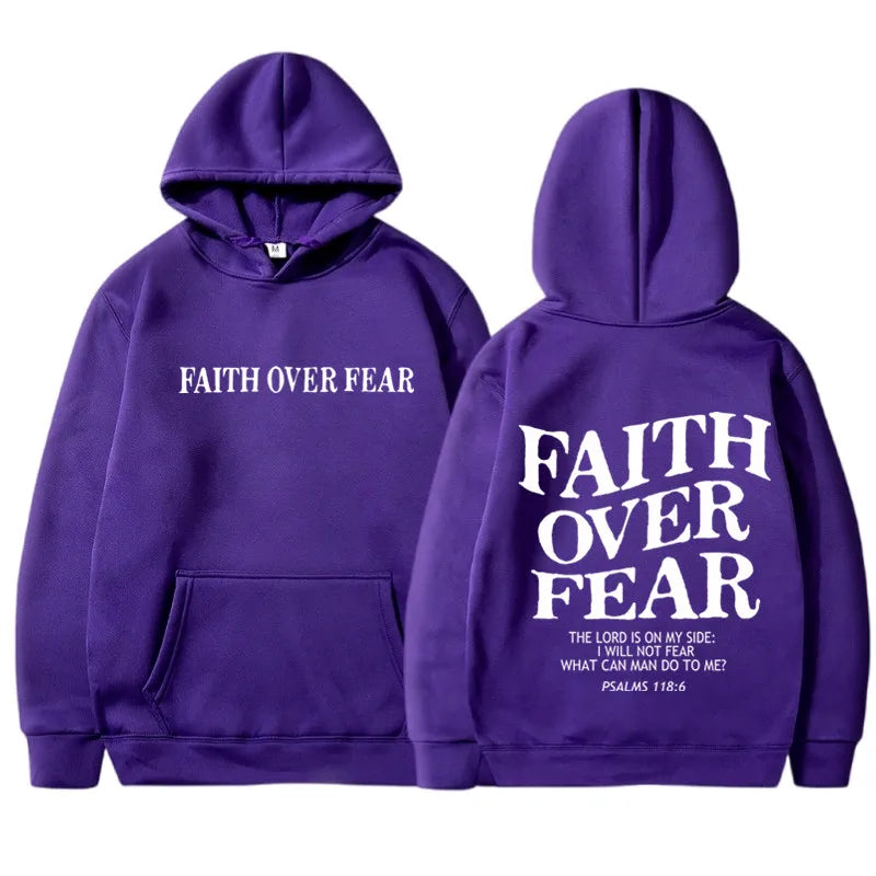 Faith Over Fear Street Hoodie – Unisex Edition