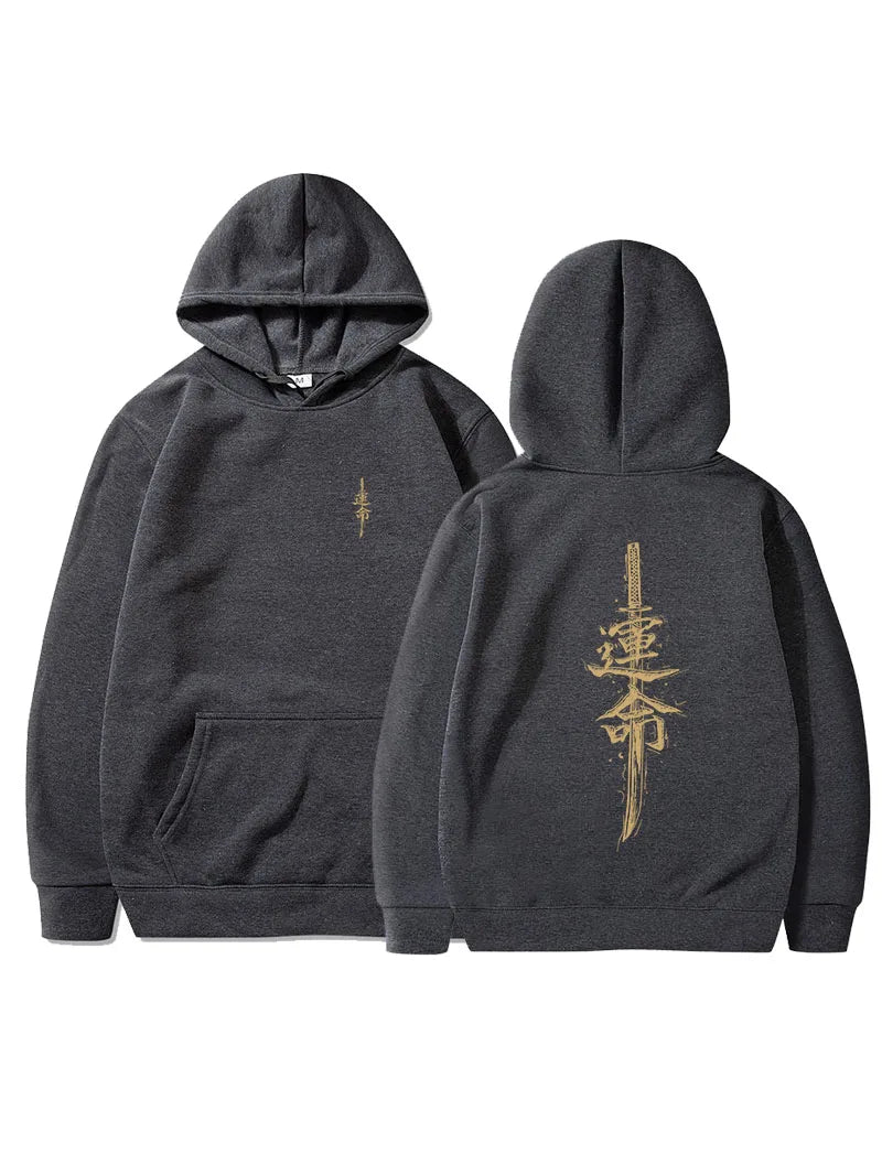 Samurai Spirit Retro Hoodie – Street Edition