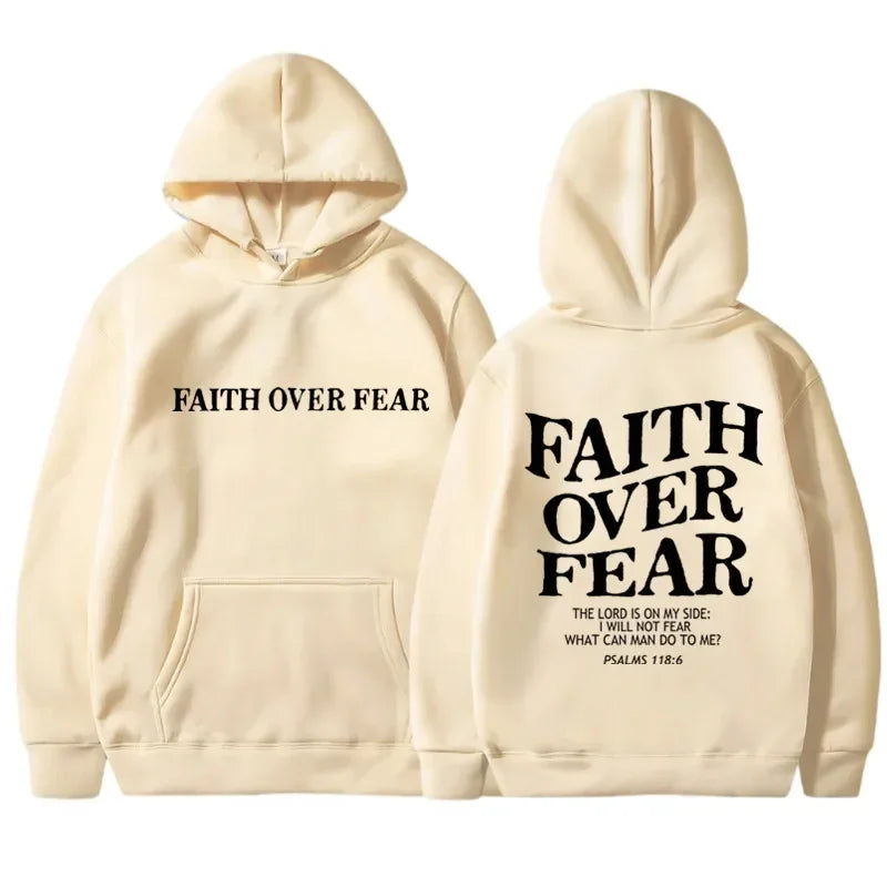 Faith Over Fear Street Hoodie – Unisex Edition