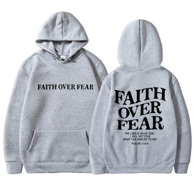 Faith Over Fear Street Hoodie – Unisex Edition