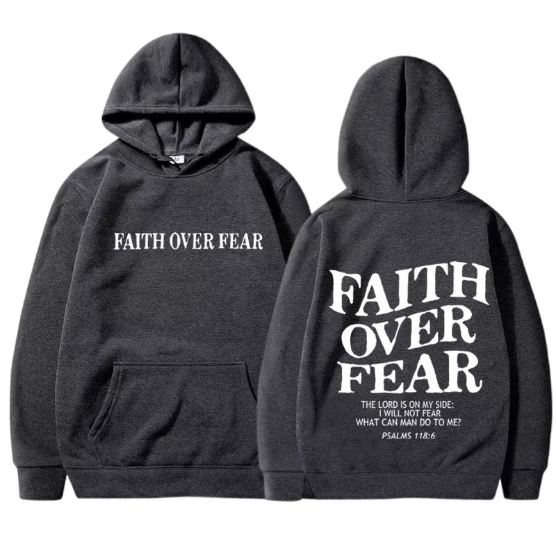 Faith Over Fear Street Hoodie – Unisex Edition