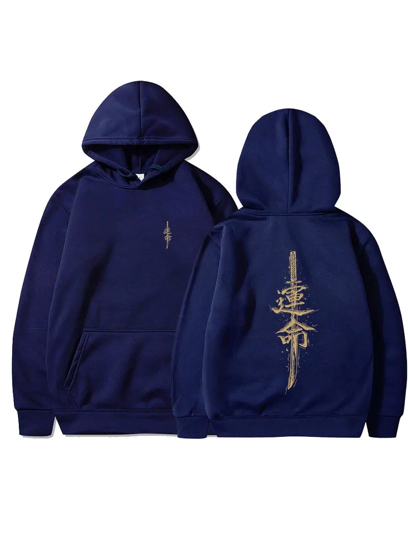 Samurai Spirit Retro Hoodie – Street Edition