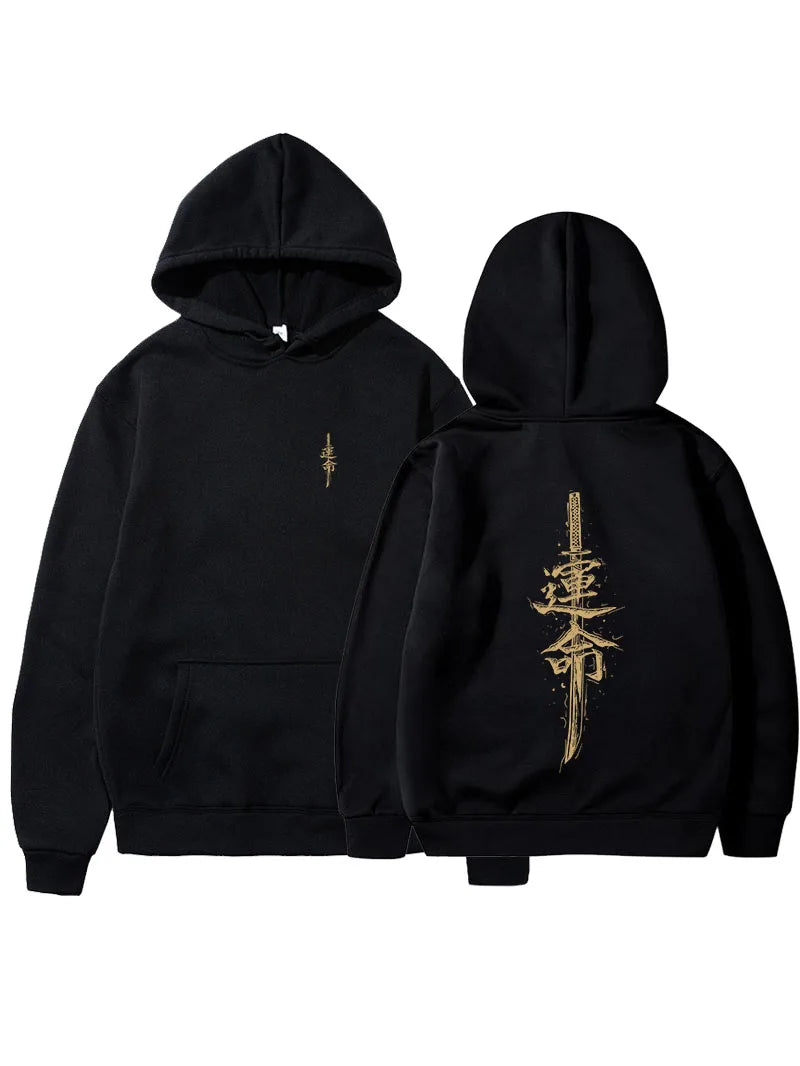 Samurai Spirit Retro Hoodie – Street Edition