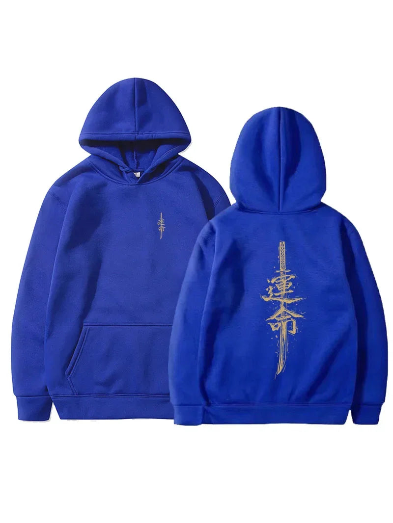 Samurai Spirit Retro Hoodie – Street Edition