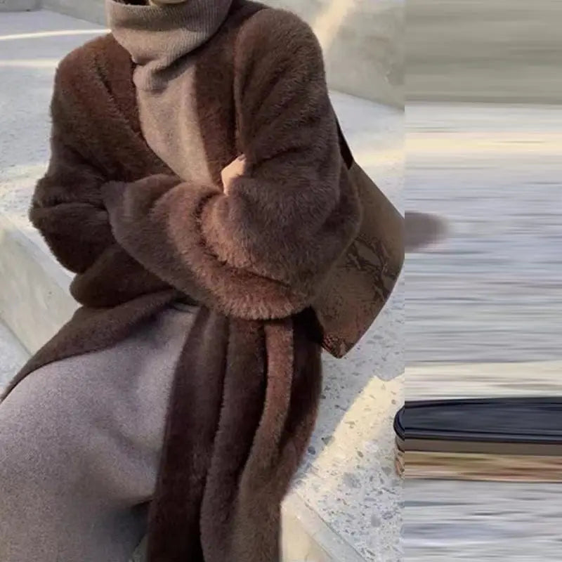 Plush Mink Knit Cardigan – Winter Luxe Edition