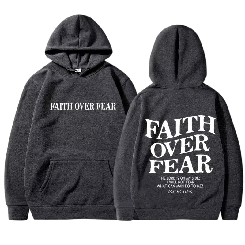 Faith Over Fear Street Hoodie – Unisex Edition